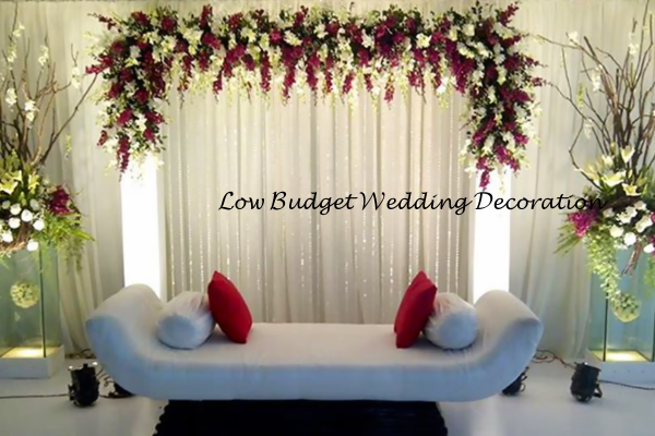 Low Budget Wedding Stage Decoration